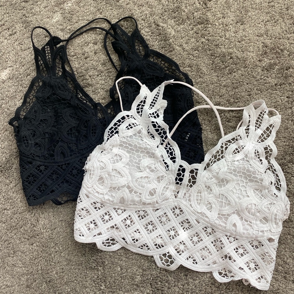 Lace bralettes
